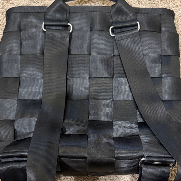 Harveys Black Woven Backpack - Picture 6 of 8